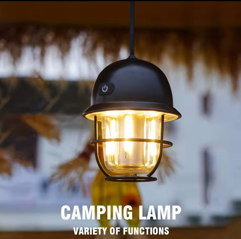 Lámpara de camping, linterna LED recarga